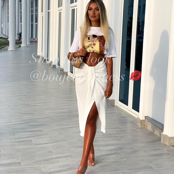 ZARA Knotted Pareo Skirt - Picture 2 of 14